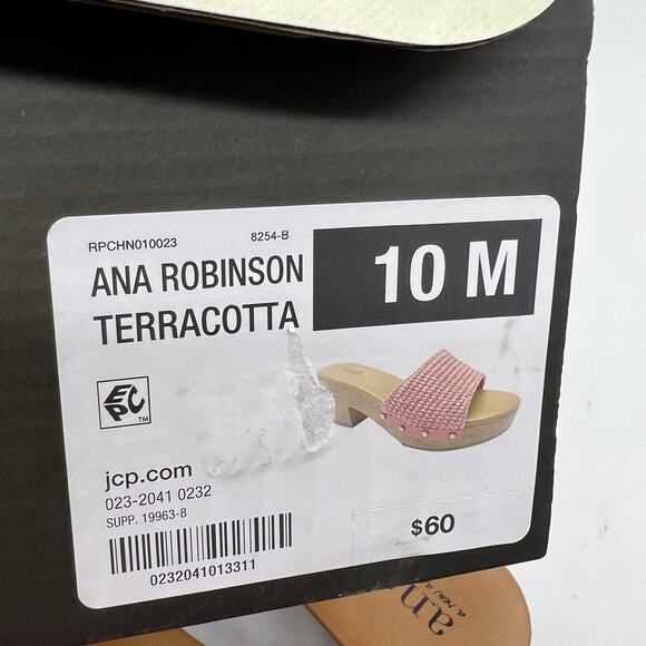 a.n.a Womens Robinson Heeled Sandals Terracotta Pink Size 10M - Picture 12 of 12